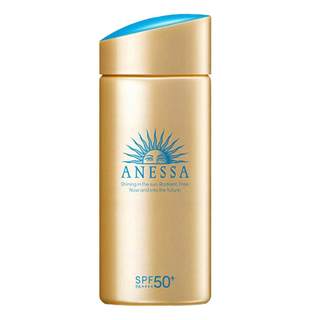 ANESSA ANESSA Small Gold Bottle Sunscreen 90ml Waterproof, Anti-Sweat, Refreshing, Not Fake, White and Thin