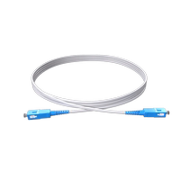 Glenview carrier grade SC-SC leather cord jumper 1 meter 2 meters 3 meters butterfly leather cord pigtail square head GJXH butterfly leather cord jumper white black 1 core double steel wire fusion spliced ​​leather cord pigtail