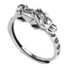 925 silver vintage Pixiu copper coin living ring