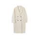 舒库100%绵羊毛毛呢大衣女秋冬长款羊毛气质经典百搭外套