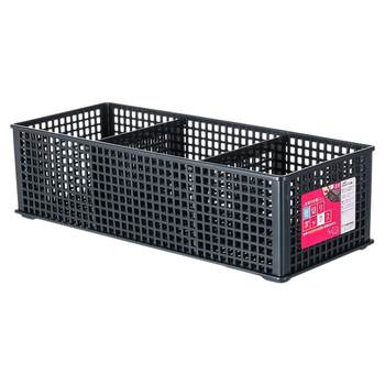 Japan imported office desk debris sorting frame partition basket storage box plastic partition storage basket small basket