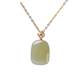 New 18K gold and jade pendant necklace from the palace
