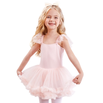 Childrens dance clothes girls practice clothes short-sleeved body suits ballet skirts girls Chinese dance clothes performance clothes
