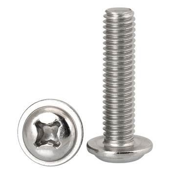 304 stainless steel large head with gasket hexagon bolt
