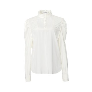 D-HARRY/迪哈利早新款长袖上衣女荷叶边温柔风DH223R95338D