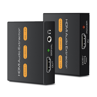 Vpfet HDMI音频分离器2.0版4K高清转3.5mm耳机孔PS5/XBOX/机顶盒/SWITCH外接显示器音箱HDR音画同步传输1080P