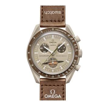 Second-hand brand new unused swatch omega joint saturn men's watch quartz watch gift