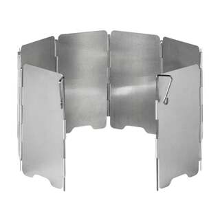 户外超轻铝合金折叠便携氧化长挡风板防风聚热 阻风防风罩8片10片