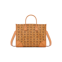 (Self-operated) MCM-Munchen large classic presbyopic Visetos leather shoulder bag