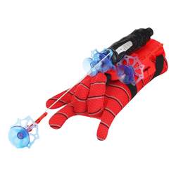 Spider Silk Launcher Gloves Silk Man Black Technology ເດັກຊາຍຂອງຫຼິ້ນເດັກນ້ອຍ 6 ປີແລະ 8 ເດັກຊາຍສາມາດເປີດຕົວປືນລູກປືນອ່ອນ