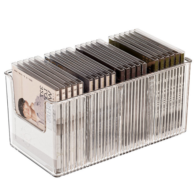 CD box storage desktop vinyl record album display stand