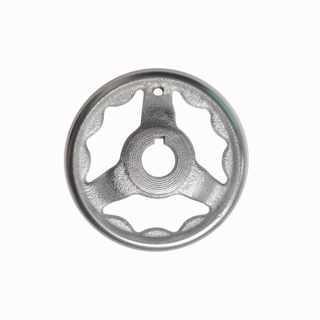 Round corrugated handwheel inner round hole + key groove