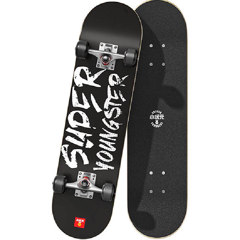 Xiaozhuangyuan children's skateboard PU shock absorption is not easy to roll over