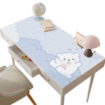 Girls' wind waterproof desk mat office dressing table mat Girls' wind waterproof desk mat office dressing table mat