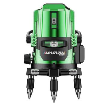 Outdoor green light level infrared blue laser