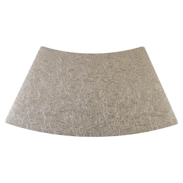 Waterproof and oil-proof fan-shaped dining table mats that are non-slip and washable