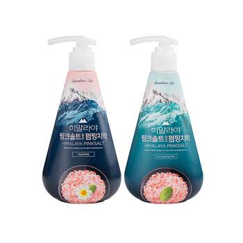 Lg himalayan pink salt upright press toothpaste