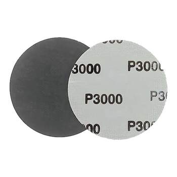 Flocking sandpaper 5 inches 6 inches water grinding disc self-adhesive 5000 10,000 mesh jade art car ultra-fine mirror polishing