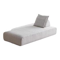 Nordic Internet celebrity lamb velvet fabric beauty couch living room bedroom toffee chair room 2024 new chaise longue