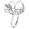 S925 sterling silver universal ring set with amber beeswax for women