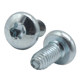 Din7500 disk head screw plum blossom triangle self-locking
