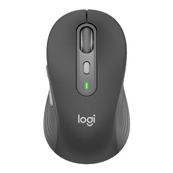 Logitech m750m/l wireless bluetooth mouse light sound office home laptop desktop computer size hand unpacking