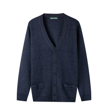 Spring bamboo loose pure wool v-neck sweater Spring bamboo loose pure wool v-neck sweater