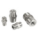 Stainless steel wide-angle solid cone cleaning atomization nozzle