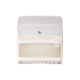 Creamy white drain ventilated double-layer bowl rack
