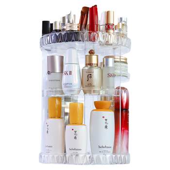 Rotating cosmetic storage box lipstick finishing