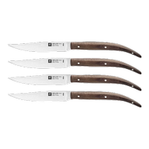 (Self-operated) Zwilling mahogany handle stainless steel Western-style Western tableware set steak knife four-piece set