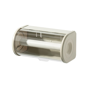 Kitchen paper towel holder upside down paper box punch-free shelf