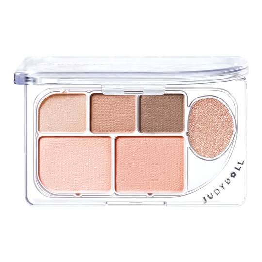 Palette de fards à paupières six couleurs Tangerine Palette complète mate nacrée