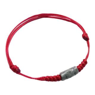 马年本命年翡翠玉转运珠路路通蜡绳脚链女男平安幸运好运手链脚绳