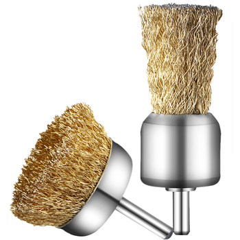 Wire brush angle grinder rust removal tool polishing artifact