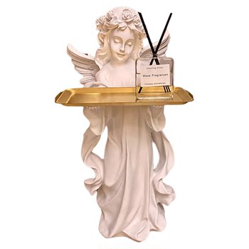 Floor-standing angel tray ornaments, can be decorated at home