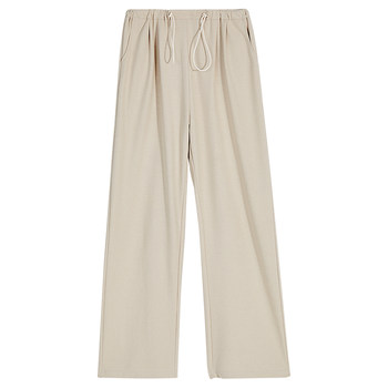 ellieluke ແມ່ທ້ອງກາງເກງ Summer 2024 New Summer Outerwear Thin Small No Support Belly Wide Leg Pants