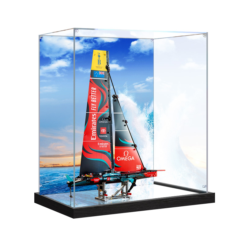 Zhuo Shiqi monohull hydrofoil sailboat display box glue-free