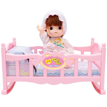(Self-operated) mimiworld doll simulation baby toys for girls and children to play house and take care of the baby