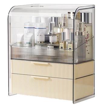 Cosmetic storage box acrylic dustproof