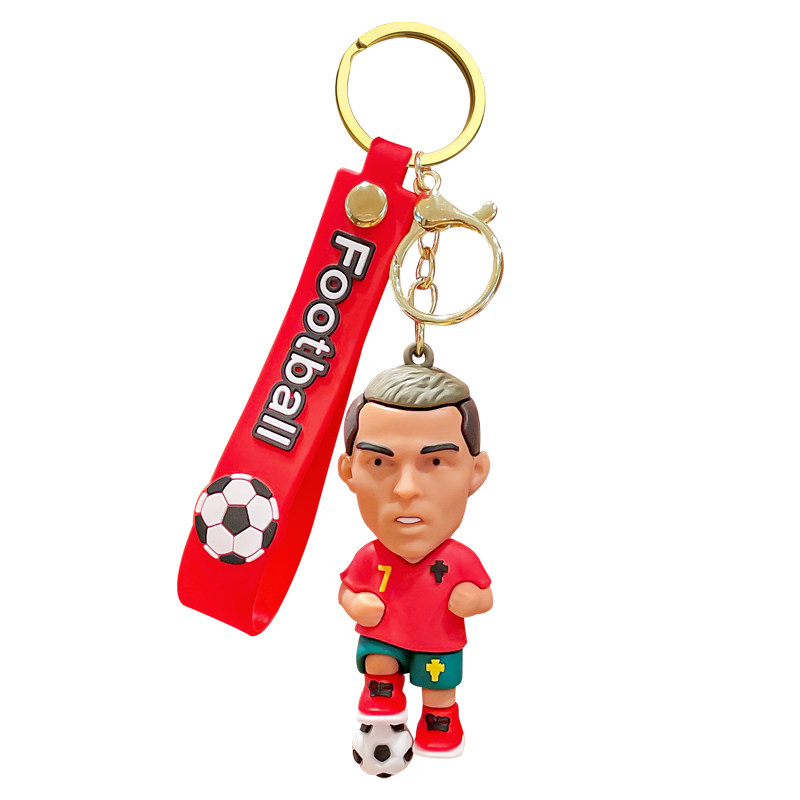 2026 New Football Star Doll Keychain