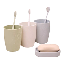 Thickened monochrome simple adult mouthwash cup couple tooth cup frosted household brushing cup toothbrush cup plastic student