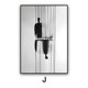 이탈리아 미니멀리스트 매달려 그림 현대적인 스타일의 흑백 회색 고급 장식 그림 거실 소파 대형 바닥에서 천장까지 그림