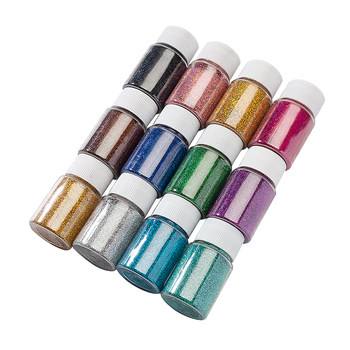 Laser fine glitter powder DIY drip ກາວ flow mahjong filling material flash laser fine sand fine powder nail art decoration accessories