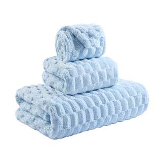 洁丽雅毛巾浴巾三件套比纯全棉吸水不掉毛2025新款大成女人干发帽