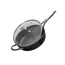 (self-employed) Swissdiamond crystal aluminum pan home aluminum alloy pan long handle multifunction frying pan 28cm