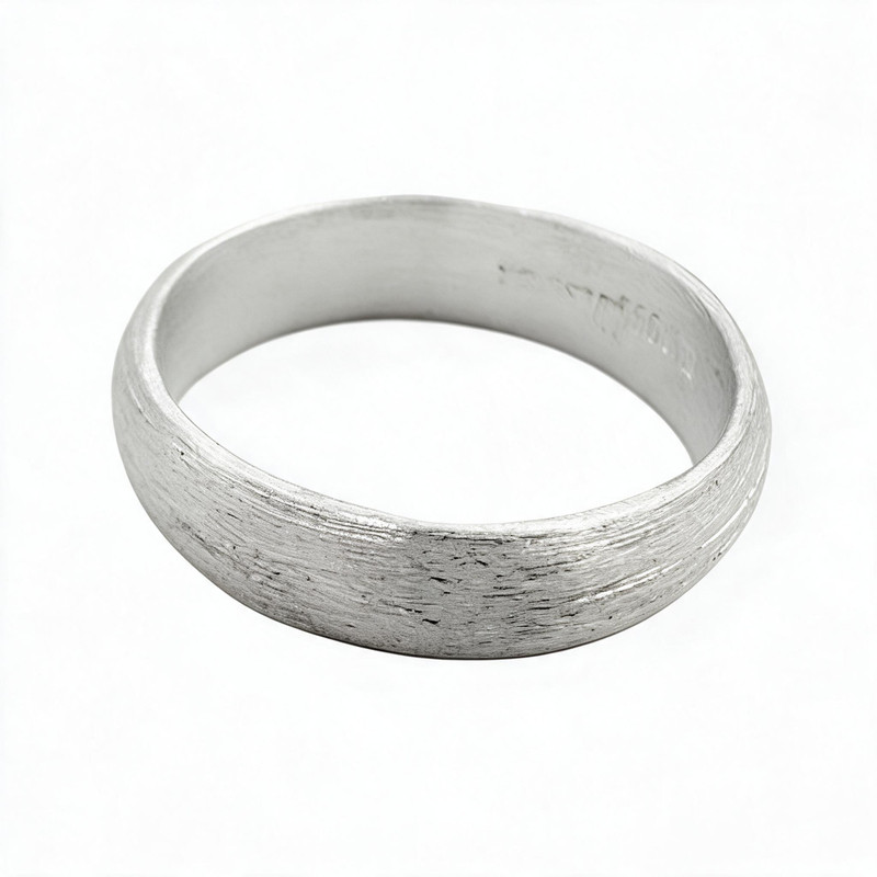 Xie's silversmith sterling silver minimalist ring for men and women