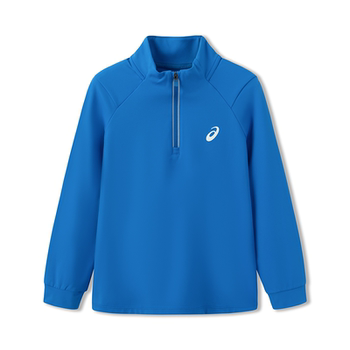 Asics children's clothing, long-sleeved knitted t-shirt, comfortable and sporty, moisture absorption, quick-drying thin 2025 autumn new model