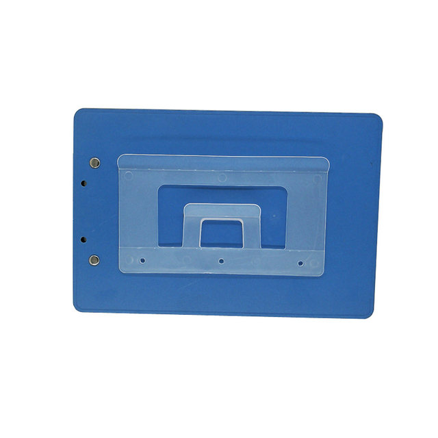 ໂປ່ງໃສຢາງວັດສະດຸກັບຄືນມາຮູບບັດບັດ turnover box shelf sign board clip label clip buckle card slot