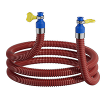 Gas pipe hose explosion-proof medium and high pressure metal gas pipe natural gas liquefied gas stove gas tank pipe 1384